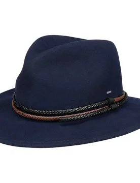 Nelles LiteFelt Hat by - navy - Size: S (54-55 cm) - Bailey 1922 - FashionsVida