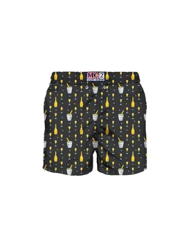 Boxer Mare Nero LIGHTING MICRO - SAINT BARTH - FashionsVida