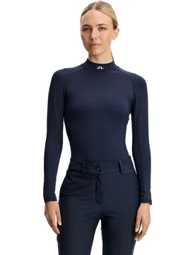Mock Ella Brushed, navy s - J.lindeberg - FashionsVida