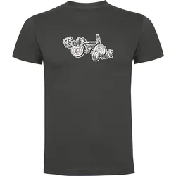 Maglietta A Maniche Corte Eat My Dust Dark Grey