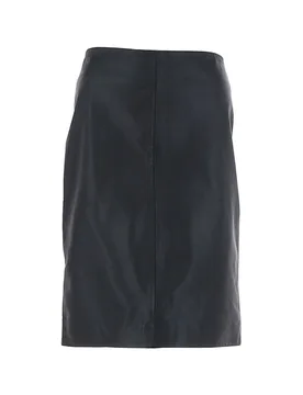 Women's 'Skirt 23' Stylish Leather Pencil Skirt in Black Size: 26 - Black - Size: 26 - Ashwood Leather - FashionsVida