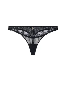 String HIDDEN TREASURE noir noir 42 - Aubade - FashionsVida
