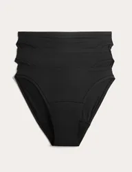 Pack Heavy Absorbency flexifit modal HighLeg period knickers Black female