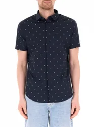 Camicia maniche corte BLU NAVY S