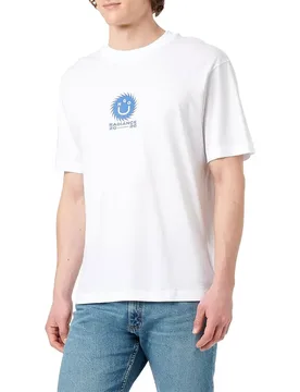 Hugo T-shirt à Manches Courtes Nunarix Blue White S - Hugo Boss - FashionsVida