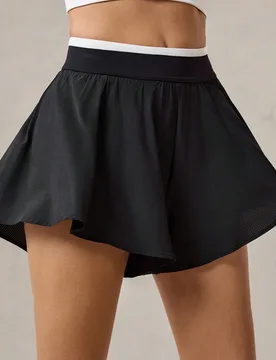 Pantalones cortos de gimnasia para mujer, pantalones cortos deportivos de unicolor, para verano y primavera, para tenis y running, de secado rápido y - Shein - FashionsVida