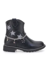 Stivaletti neri con catena decorativa e disegni GIRL 456833B 29