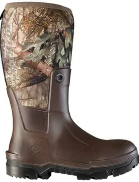 Wildlander Rubber Boots Camo / Brown UK 4 Men - Dunlop Footwear - FashionsVida