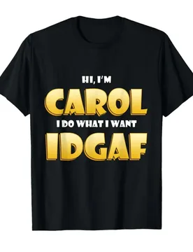 Carol Costume IDGAF Meme Funny Halloween Costume T-shirt For Men Women 100% Cotton T Shirts Short Sleeve Tops 0424-1 - Aliexpress - FashionsVida