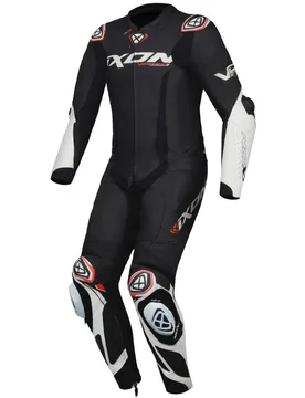 Tuta Moto Intera VORTEX 3 Nero Bianco taglia M - Ixon - FashionsVida