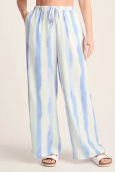 Women's 'Christina' Wide Leg Lightweight Trousers Size: 10 - Multicolor - Size: 10