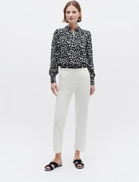 Pantalón de mujer corte slim estilo 7-8 - Caroll - FashionsVida
