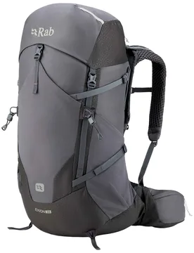 Sac à dos de randonnée - Exion 38 Anthracite/Graphene en Nylon - Taille M/L - Gris - Rab - FashionsVida