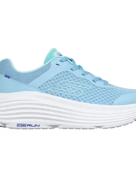 Max Cushioning® Endeavour Running Shoes Blue Synthetic / LtBlue Trim UK 6 Women - Skechers - FashionsVida