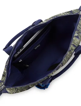 Mochila mediana de mujer con asa de mano y compartimento para portátil - Kipling - FashionsVida