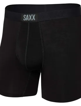 Boxers Vibe Black / Black S - Saxx Underwear - FashionsVida