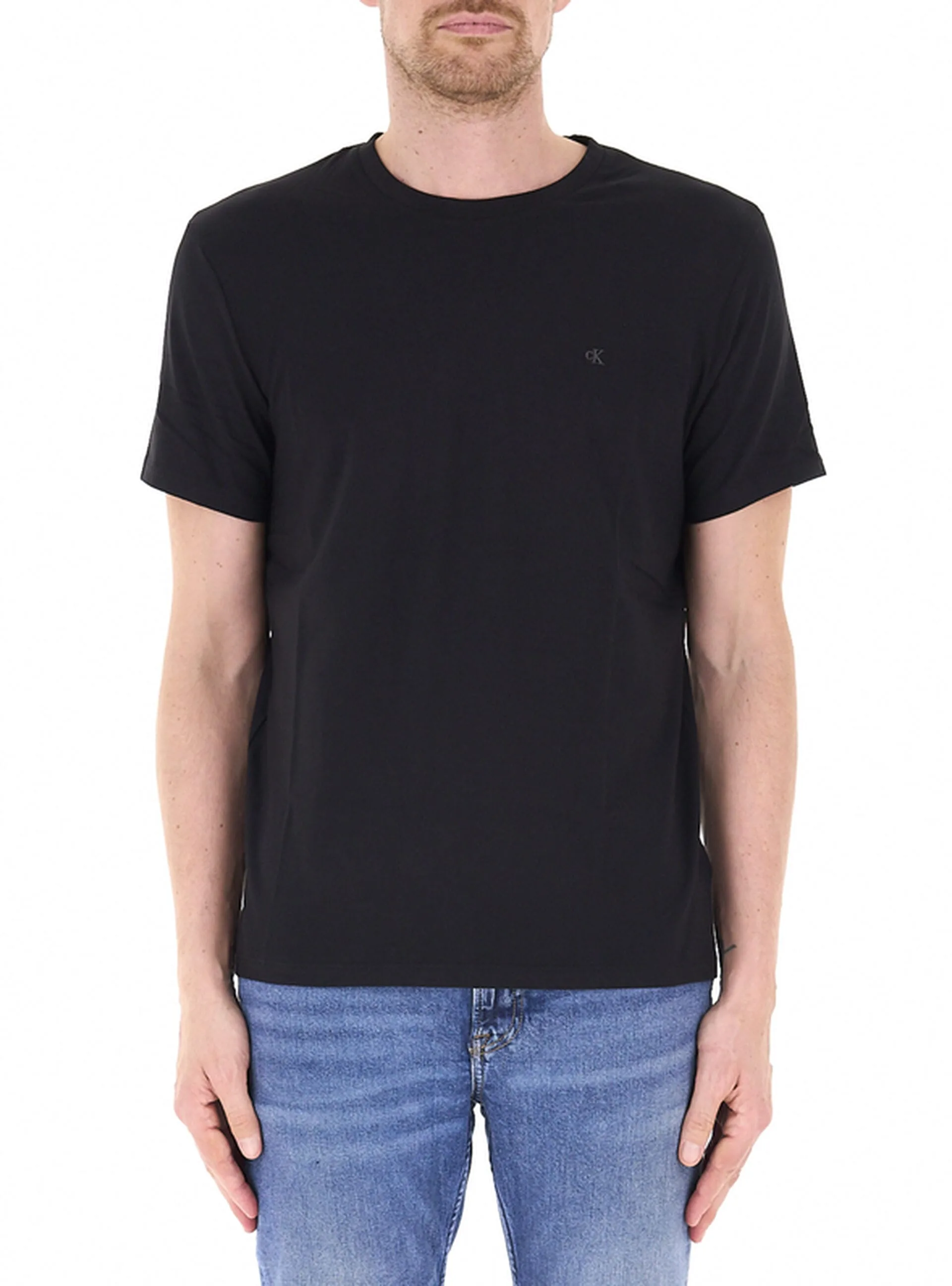 T-shirt in cotone NERO L - Calvin Klein - FashionsVida