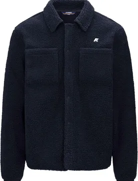 Polaire double couche - Cameron Sherpa Polar Blue Depht / Blue Depht - Taille XL - Navy - K-way - FashionsVida