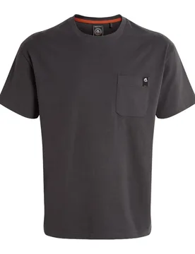 Mens Wakefield Pocket T-Shirt (Carbon Grey) - Size Medium - Craghoppers - FashionsVida