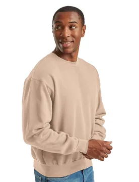 Mens Supercotton Sweatshirt (Desert Sand) - Size Medium - Fruit of the loom - FashionsVida