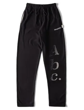 Pantaloni della tuta ADVISORY BOARD CRYSTALS, Dazzling Colorless Objects, Neri XL - Swarovski - FashionsVida