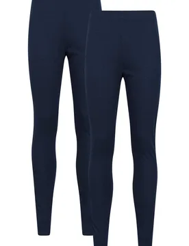Women's 'Talus' Winter Active Ski IsoTherm Baselayer Pants in Navy Size: 8 - Navy - Size: 8 - Mountain Warehouse - FashionsVida