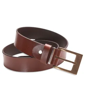 Mens Leather Belt 1. 25" Width - - Size: XL - Hawkdale - FashionsVida