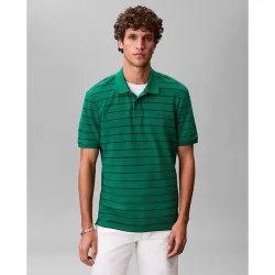 Polo Hombre piqué rayas con monogram