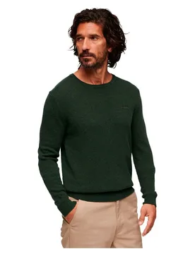 Pull Essential Slim Fit Surplus Goods Olive 2XL - Superdry - FashionsVida