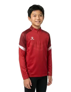 Sweat à Demi-zip Warrior Red 10 Années Garçon - Kelme - FashionsVida