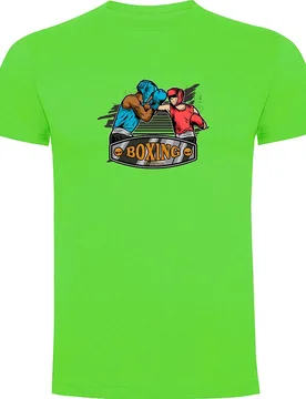 T-shirt à Manches Courtes Boxing Light Green 2XL - Kruskis - FashionsVida