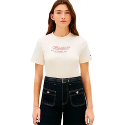 T-shirt à Manches Courtes Ww0ww48707 Calico S