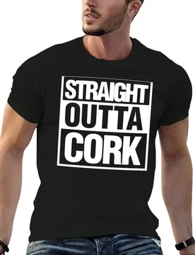 Straight Outta Cork Ireland Red T-Shirt t shirts cotton 100% cotton tshirt 100% man t shirts graphic T-shirt - Aliexpress - FashionsVida