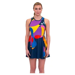 Twiggy Sleeveless Dress Dark Blue / Mixed L
