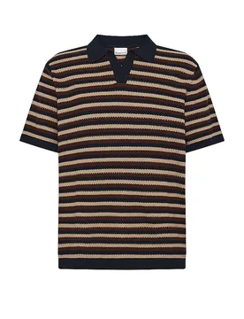 Poloshirt marrón XL - Knowledge Cotton Apparel - FashionsVida