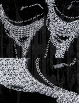 This Dark, Aged Multi-layer Chain Necklace Features A Unique Gothic Design And Is Fashionable For Women To Wear At Parties - Aliexpress - FashionsVida