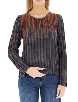 FRACOMINA Maglia girocollo BLU XS - Fracomina - FashionsVida