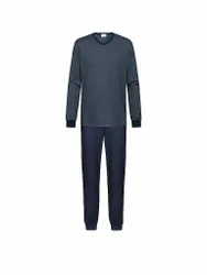 Pyjama yacht blue dunkelblau 56 herren