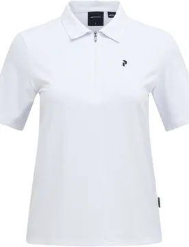 Polo Comfort Zip, weiss xl - Peak Performance - FashionsVida