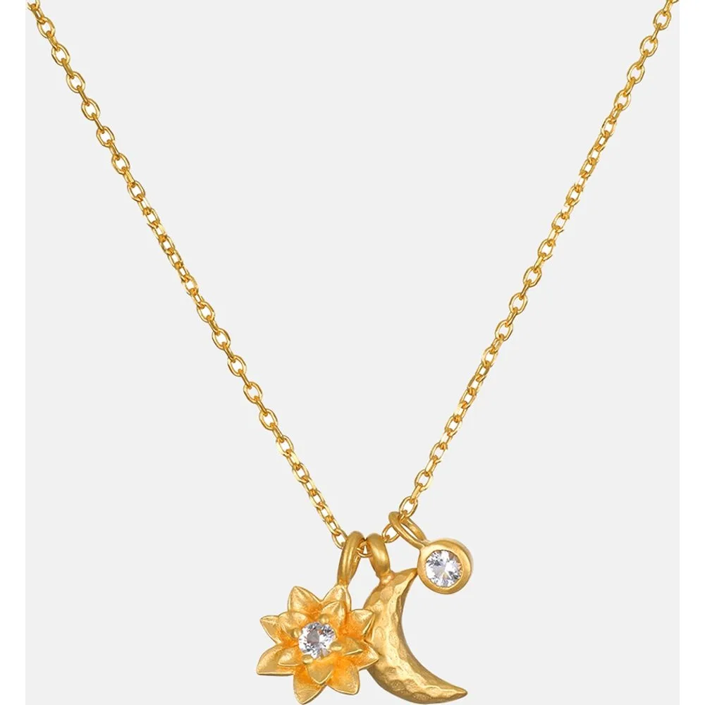 Collar Madre Luna con colgantes - Satya Jewelry - FashionsVida