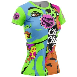 Maglietta A Maniche Corte Chupa Chups Warhool Green L