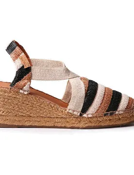 Pons Espadrilles Compensées Terra-ab Brown EU 38 - Toni - FashionsVida