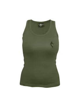 Tollwut-Tanktop für Damen Motiv Squad Soldaten-Oberteil grün - female - TOLLWUT - KF - FashionsVida