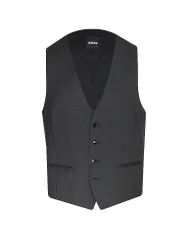 Anzugweste H-HUGE grau 50 Herren