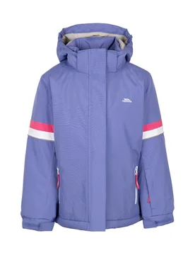 Kids Unisex Childrens/kids Kharli Ski Jacket (Baja Blue) - Medium Blue - Size 7-8y - Trespass - FashionsVida