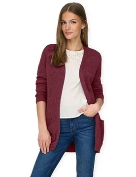 Strickjacken Noos Lesly Cardigan - Zinfandel Eu S;Eu M Female - Only - FashionsVida