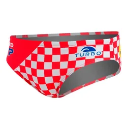 Croatia Swimming Brief Red / White 2XL Men