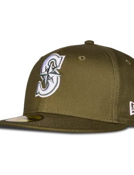 FIFTY Unisex Caps - Green - Size 7 3/8 - Cotton - Green - Size: 7 3/8 - New era - FashionsVida