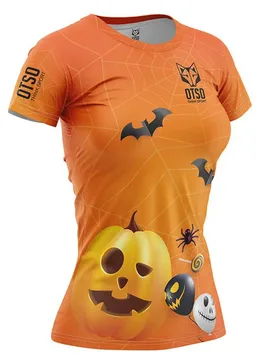 Halloween Short Sleeve T-shirt Multicolour XS Women - OTSO - FashionsVida