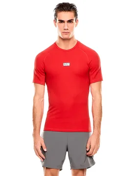 Ea7 Maglietta A Maniche Corte 7m00136_af22268 Haute Red 2XL - Emporio armani - FashionsVida